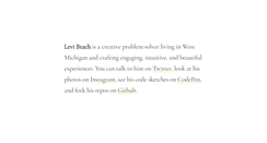 Desktop Screenshot of levibeach.com